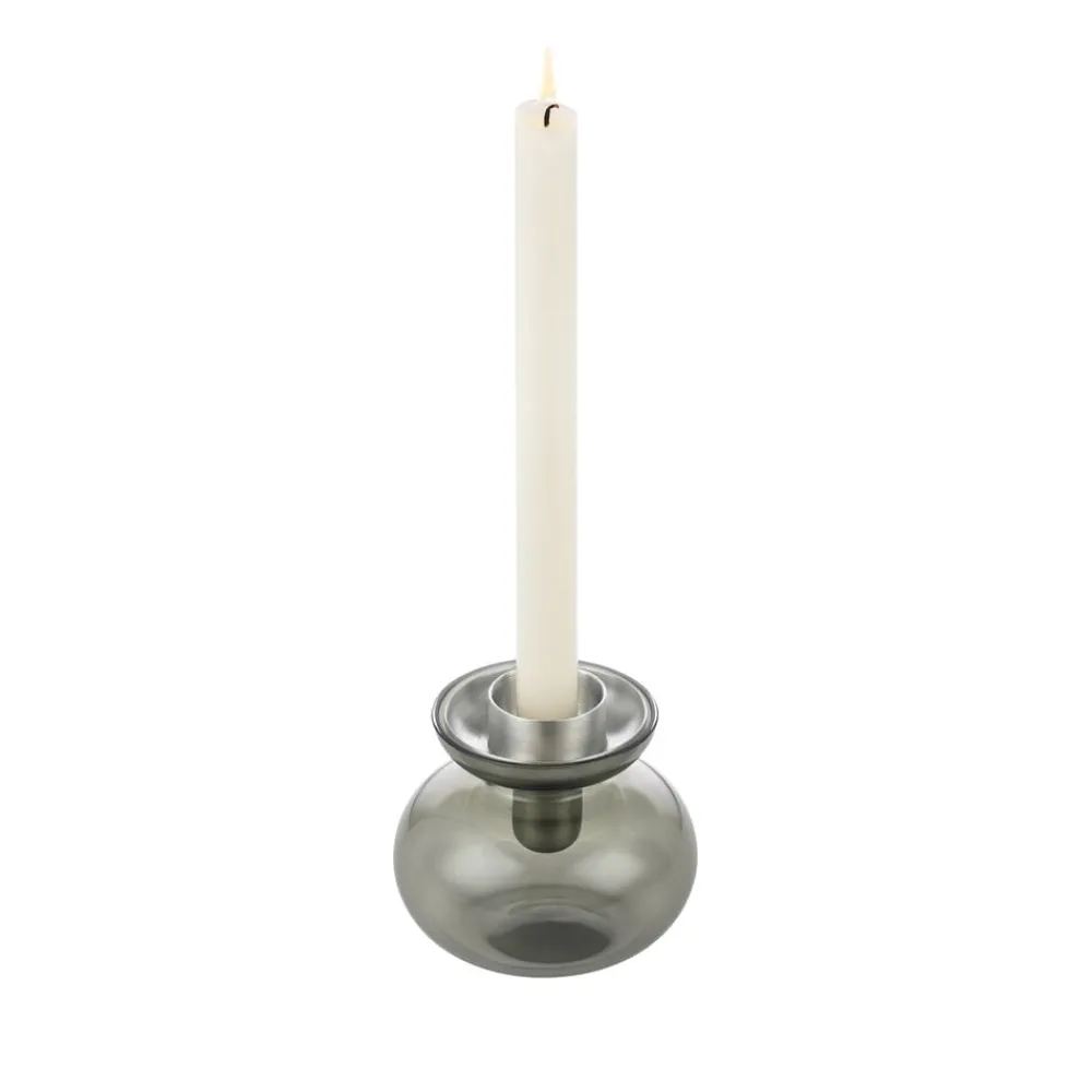 Sale Zone Denmark Inu Vase/Lysestage 2 dele Smoked Grey/Steel