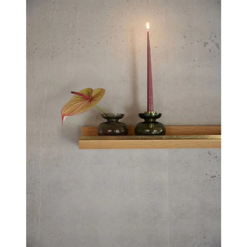 Zone Denmark Inu Vase/Lysestage 2 dele Moss Green/Brass