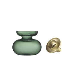 Zone Denmark Inu Vase/Lysestage 2 dele Moss Green/Brass