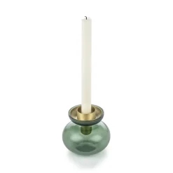 Zone Denmark Inu Vase/Lysestage 2 dele Moss Green/Brass