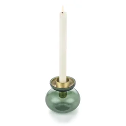 Zone Denmark Inu Vase/Lysestage 2 dele Moss Green/Brass