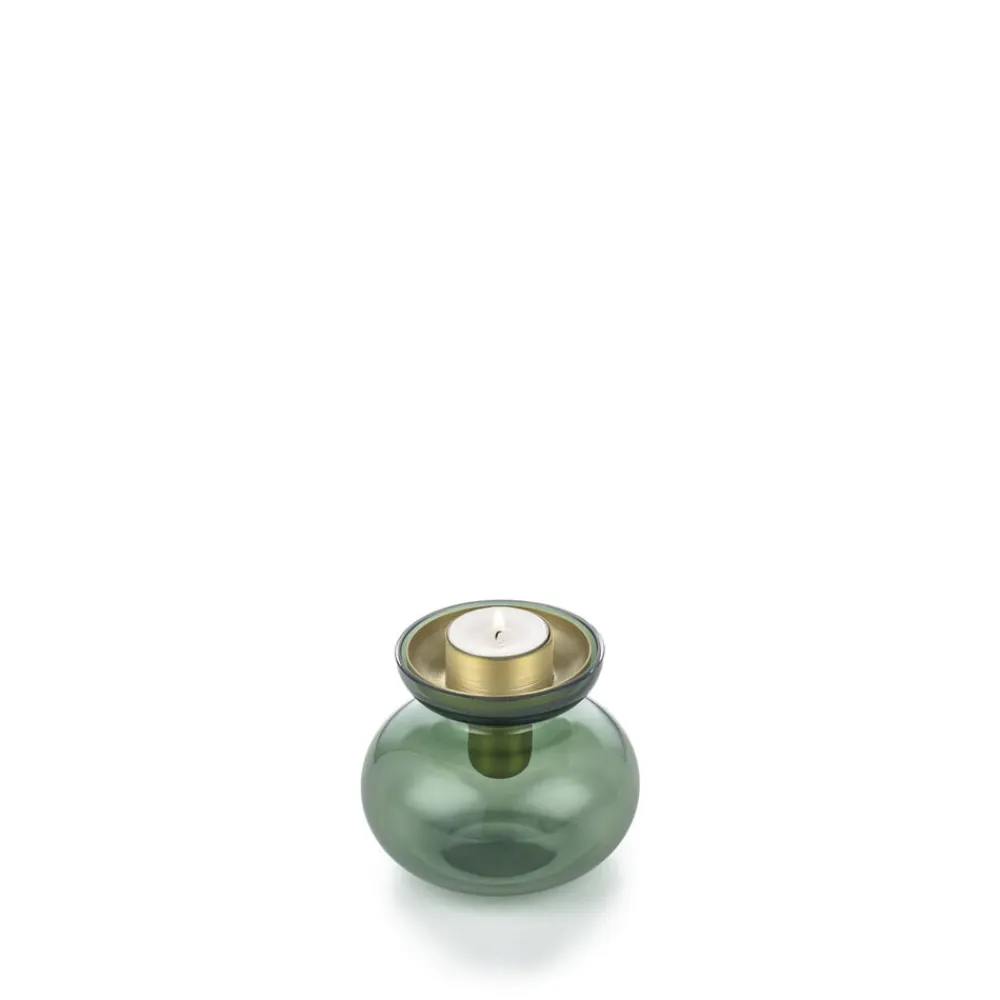 Zone Denmark Inu Vase/Lysestage 2 dele Moss Green/Brass