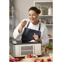 New Blomsterbergs Ismaskine m. kompressor 180 watt Sort/Stål