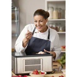 New Blomsterbergs Ismaskine m. kompressor 180 watt Sort/Stål