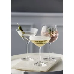 Lyngby Glas Juvel Champagneskål 4 stk. Clear