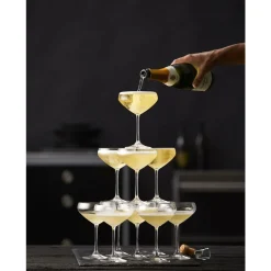 Lyngby Glas Juvel Champagneskål 4 stk. Clear