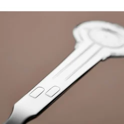 Discount Gense Klokke med blomster Dåbsske Blankt s&oslash;lv