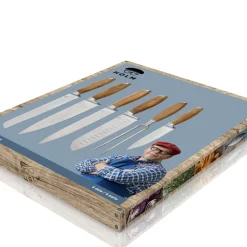 Outlet HOLM Knivsæt 6 dele Akacie