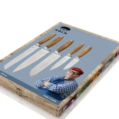 Outlet HOLM Knivsæt 5 dele Akacie