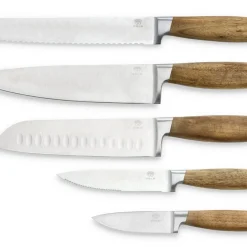 Outlet HOLM Knivsæt 5 dele Akacie