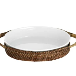 New Pillivuyt Kurv oval Lys/M&oslash;rk brun