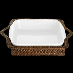 Clearance Pillivuyt Kurv rektangulær Lys/M&oslash;rk brun