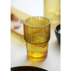 Hot BITZ Kusintha Caféglas 4 stk. Amber