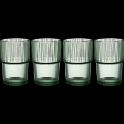 Sale BITZ Kusintha Caféglas 4 stk. Gr&oslash;n