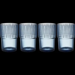 Discount BITZ Kusintha Caféglas 4 stk. Blå