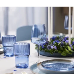 Discount BITZ Kusintha Caféglas 4 stk. Blå