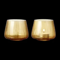 New BITZ Kusintha Fyrfadsstage 2 stk. Amber