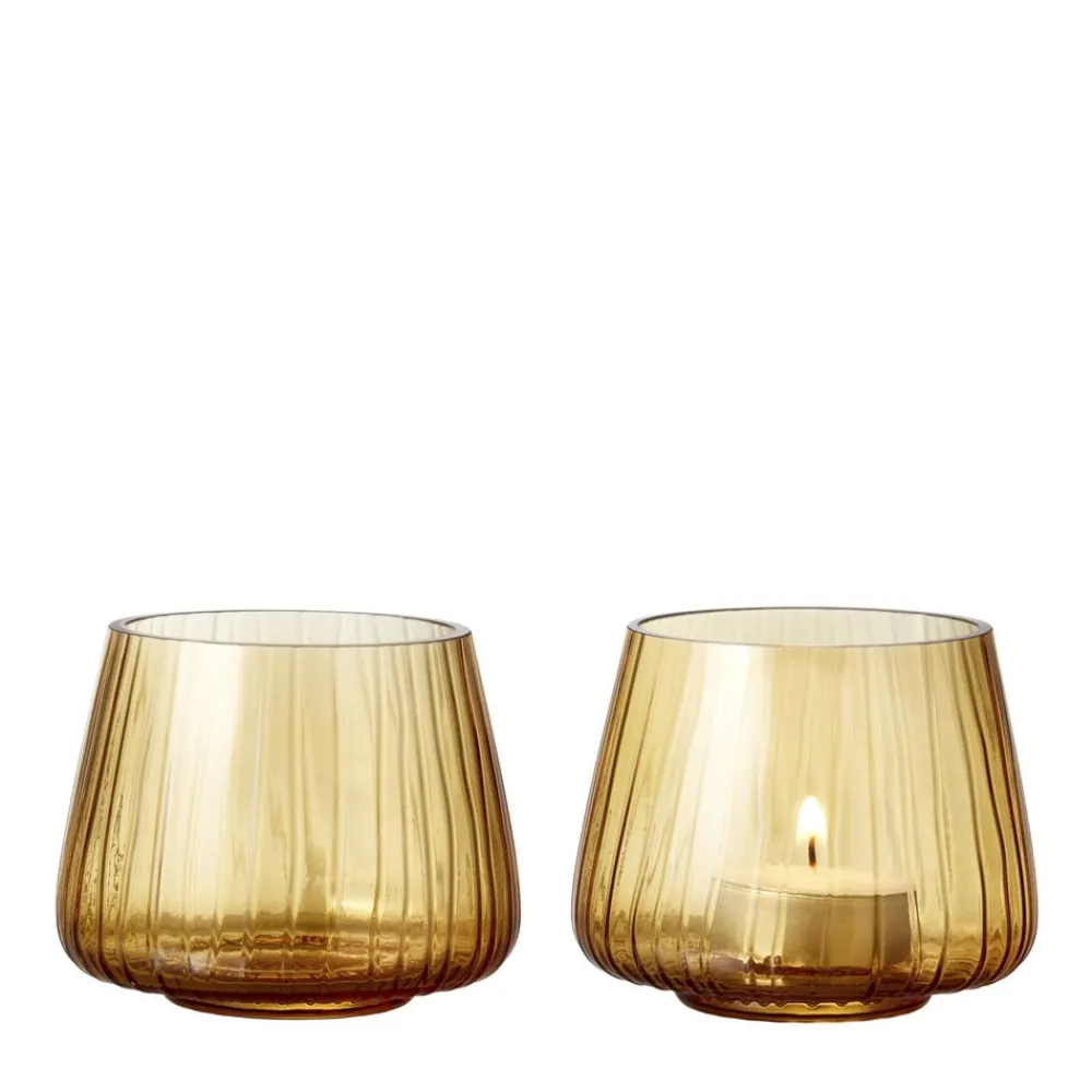 New BITZ Kusintha Fyrfadsstage 2 stk. Amber