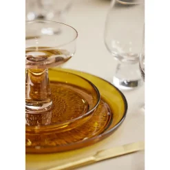 Clearance BITZ Kusintha Glastallerken Amber