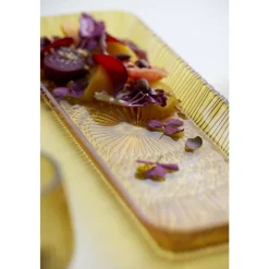 Hot BITZ Kusintha Serveringsfad rektangulært Amber