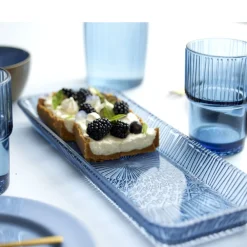 Outlet BITZ Kusintha Serveringsfad rektangulært Blå