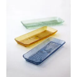 Outlet BITZ Kusintha Serveringsfad rektangulært Blå