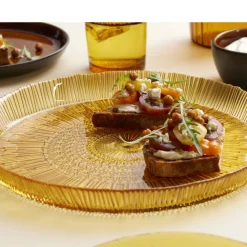 New BITZ Kusintha Serveringsfad rundt Amber