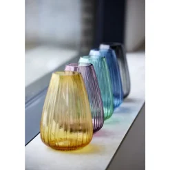 New BITZ Kusintha Vase Amber