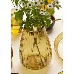 New BITZ Kusintha Vase Amber