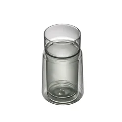 Jacob Jensen Large Dobbeltvægget glas Black