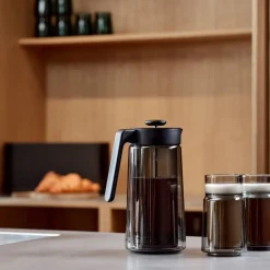 Best Jacob Jensen Large Dobbeltvægget glas 2 stk. Black