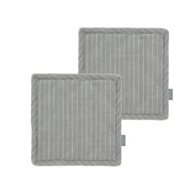 Outlet Södahl organic Line Grydelapper 2 stk. Stone Grey