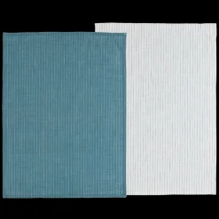 Sale Södahl organic Line Viskestykke 2 stk. China blue/White