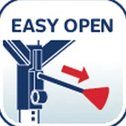 New Leifheit LinoLift 600 QuickStart Paraplytørrestativ Alu