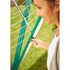 New Leifheit Linomatic 600 Deluxe Cover Paraplytørrestativ Alu