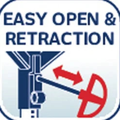 Clearance Leifheit Linomatic 500 Deluxe Cover Paraplytørrestativ Alu