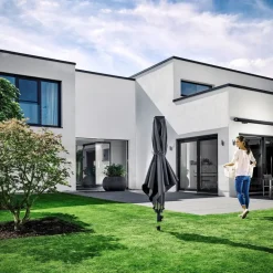 Clearance Leifheit LinoProtect 400 Paraplytørrestativ Anthracite