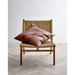 Sale Södahl Lodge leather Pude Black/Tobacco