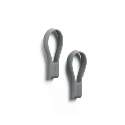 Discount Zone Denmark Loop magnet Håndklædestrop 2 stk. Grey