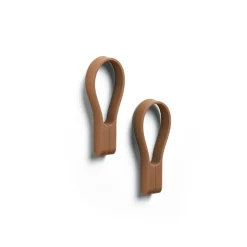 Zone Denmark Loop magnet Håndklædestrop 2 stk. Terracotta