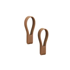 Zone Denmark Loop magnet Håndklædestrop 2 stk. Terracotta