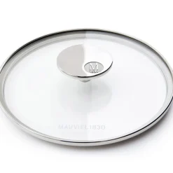 Best Mauviel M'360 Glaslåg Klar/Stål