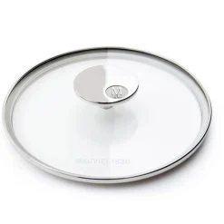 Best Mauviel M'360 Glaslåg Klar/Stål