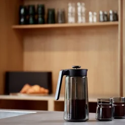 Clearance Jacob Jensen Medium Dobbeltvægget glas 2 stk. Black