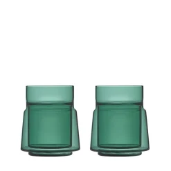 Clearance Jacob Jensen Medium Dobbeltvægget glas 2 stk. Green