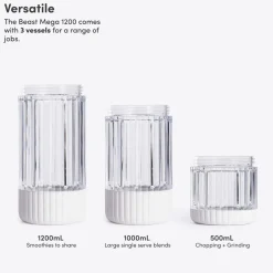 Online Beast Mega Plus Blender 1200 watt Cloud white