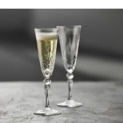 Sale Lyngby Glas Krystal Melodia Champagneglas 4 stk. Clear