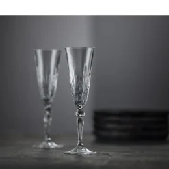 Sale Lyngby Glas Krystal Melodia Champagneglas 4 stk. Clear