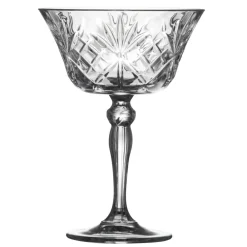 Lyngby Glas Krystal Melodia Champagneskål 4 stk. Klar