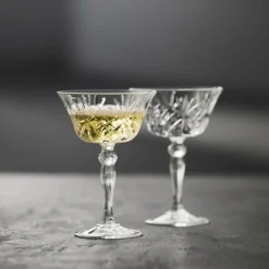 Lyngby Glas Krystal Melodia Champagneskål 4 stk. Klar